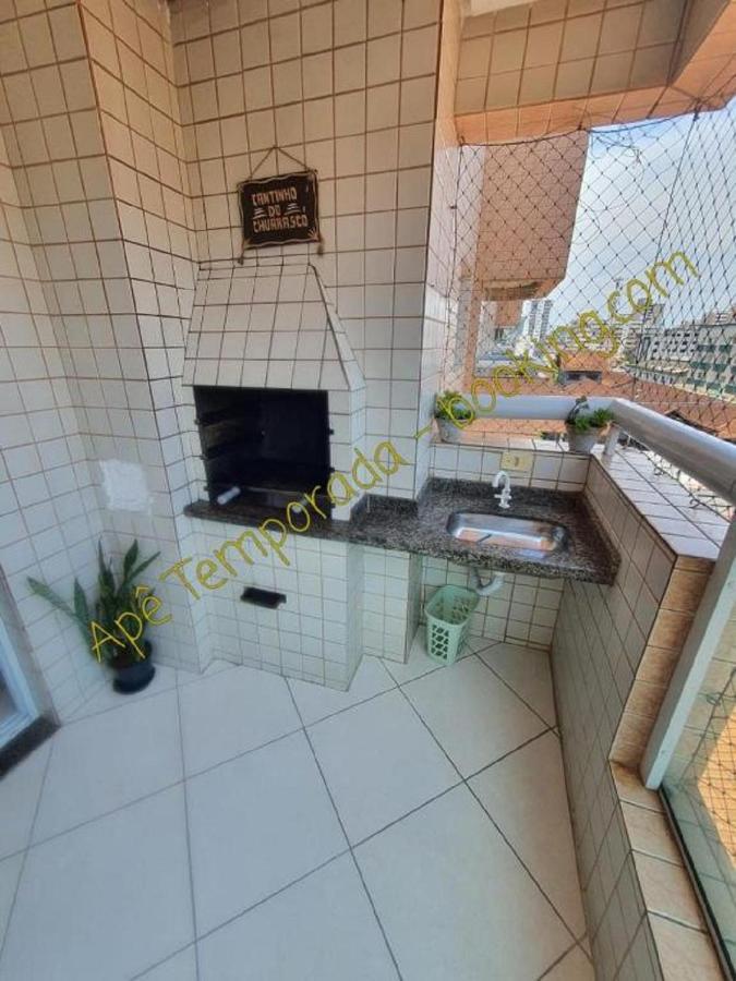Ape Temporada Praia Grande Sp Completo Com Piscina, Churrasqueira, Estacionamento 外观 照片