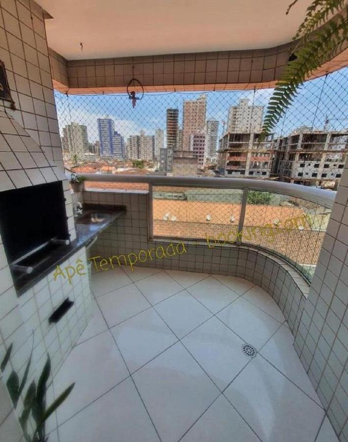 Ape Temporada Praia Grande Sp Completo Com Piscina, Churrasqueira, Estacionamento 外观 照片