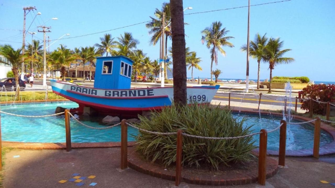 Ape Temporada Praia Grande Sp Completo Com Piscina, Churrasqueira, Estacionamento 外观 照片